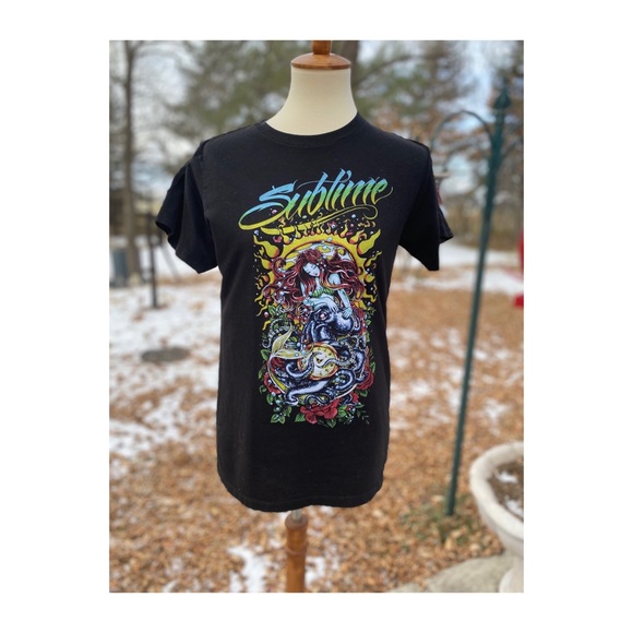 Sublime Shirts Sublime Graphic Band Tee Shirt Mens Small Black Poshmark
